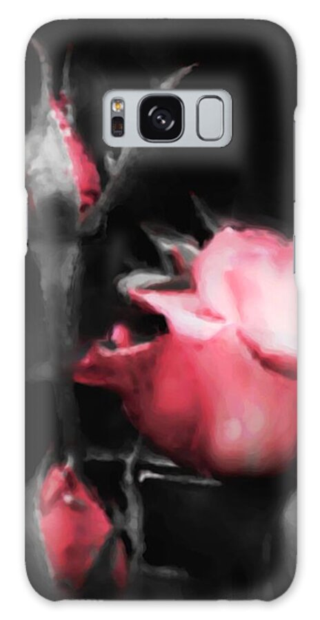 Watercolor Galaxy Case featuring the painting Watercolor Rose by Michelle Joseph-Long