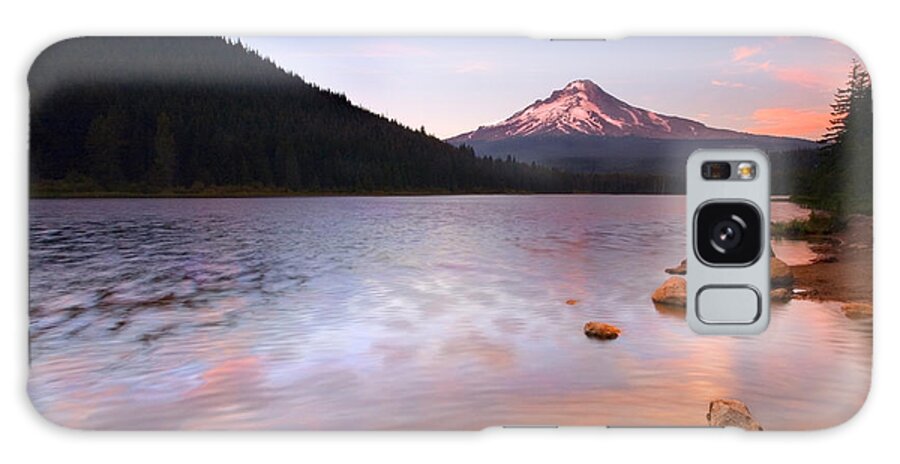 Mt. Hood Galaxy Case featuring the photograph Windkissed Reflection by Michael Dawson
