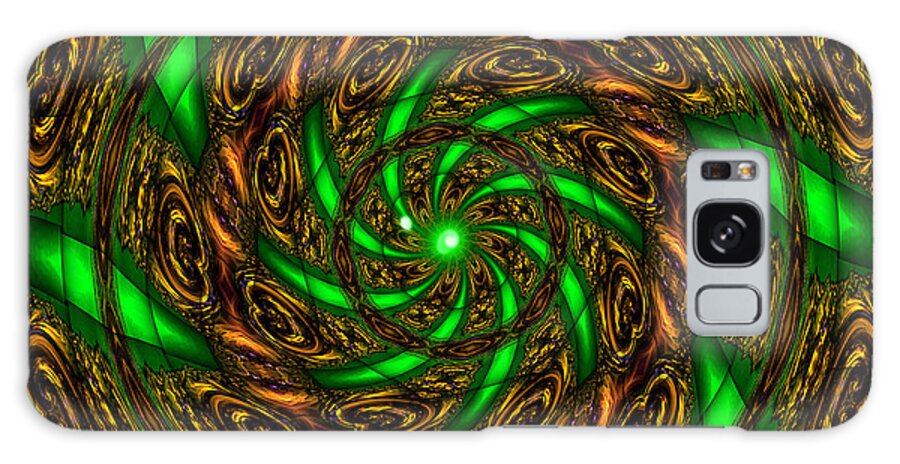Glow Galaxy Case featuring the mixed media Winds of change by Kevin Caudill