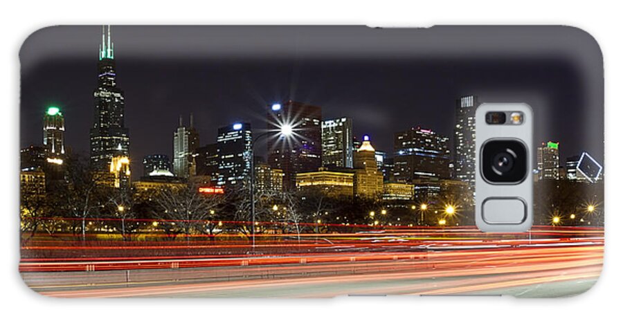 Cj Schmit Galaxy S8 Case featuring the photograph Windy City Fast Lane by CJ Schmit