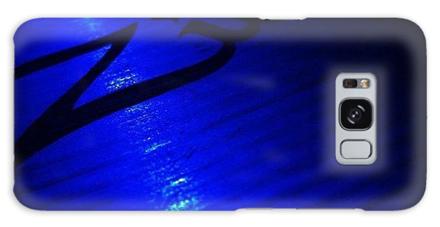 Blue Galaxy Case featuring the photograph #zildjian #drums #cymbals #crash Blue by Anthony Sclafani