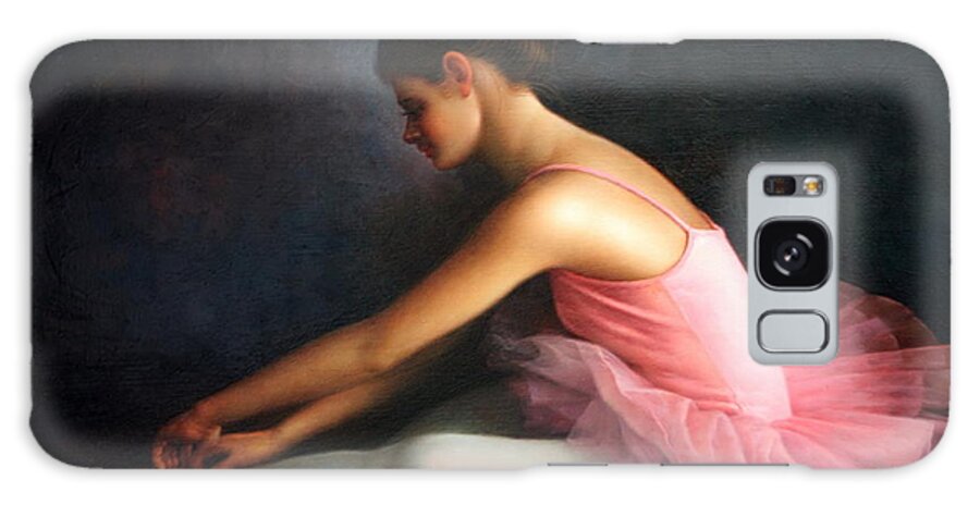 Ballerina Galaxy Case featuring the painting Ballerina by Yoo Choong Yeul