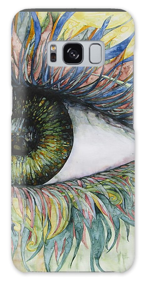 Watercolour Galaxy Case featuring the painting Eye For Details by Kim Tran