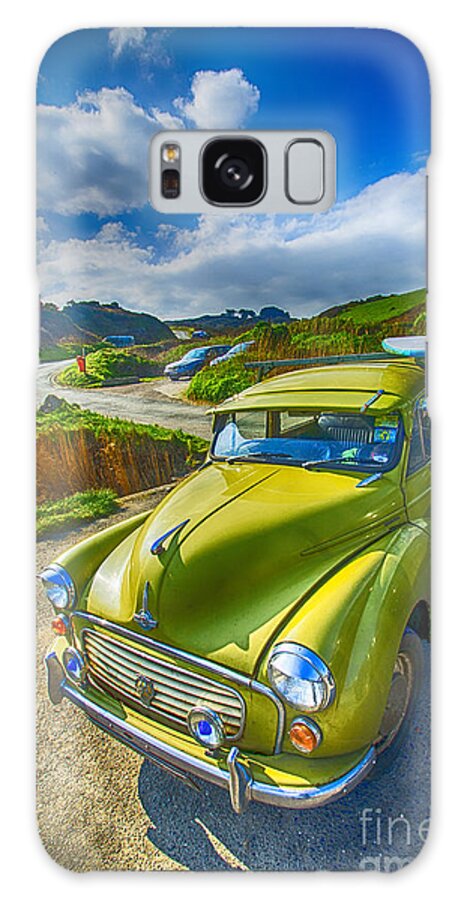 Morris Galaxy Case featuring the photograph Morris Minor Traveller by Chris Thaxter