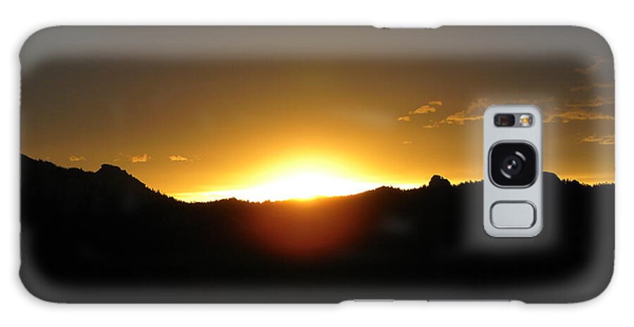 Clouds Galaxy S8 Case featuring the photograph Sunrise West Side of RMNP CO by Margarethe Binkley