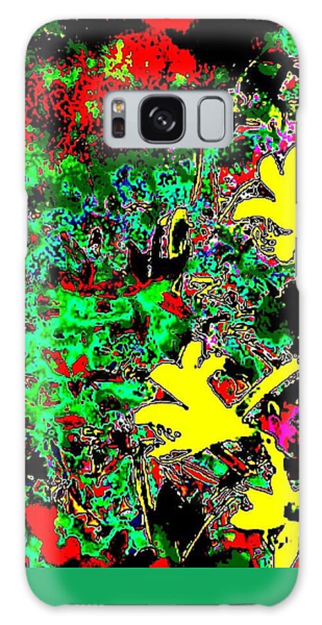 A Floral Scene Galaxy Case featuring the photograph A Floral Scene #2 by Brenae Cochran