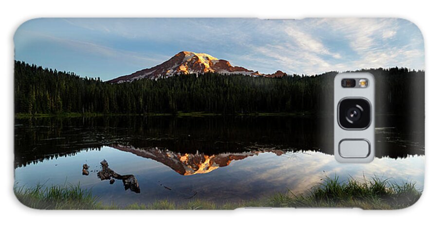 Mt. Rainier Galaxy Case featuring the photograph Above it All #1 by Beve Brown-Clark Photography