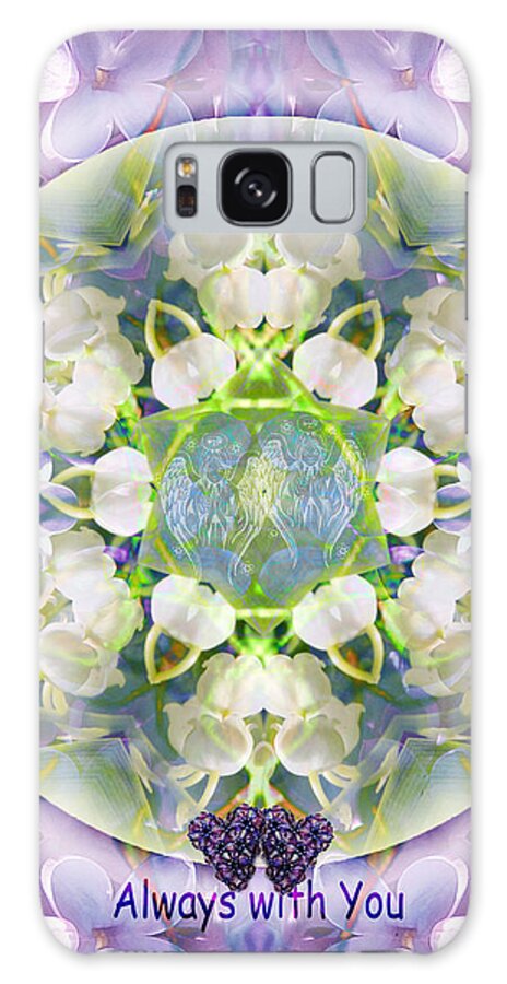 Mandala Galaxy Case featuring the mixed media Always With You-2 by Alicia Kent