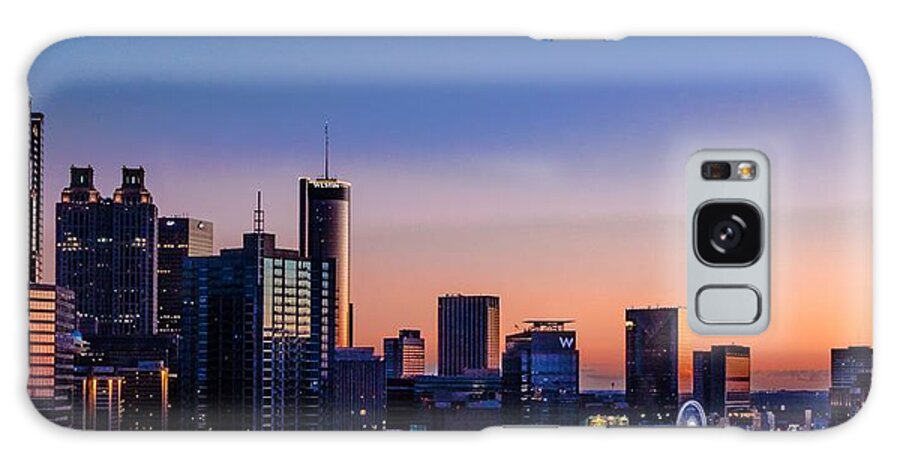 Sunset Galaxy Case featuring the photograph Atlanta Sunset #1 by Mike Dunn