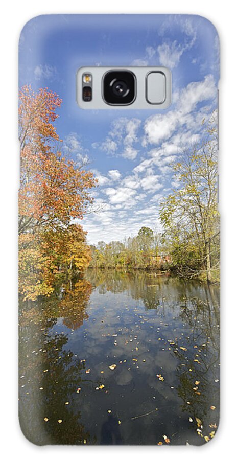 Autumn Galaxy Case featuring the photograph Autumn Colors on the Delaware and Raritan Canal #1 by David Letts