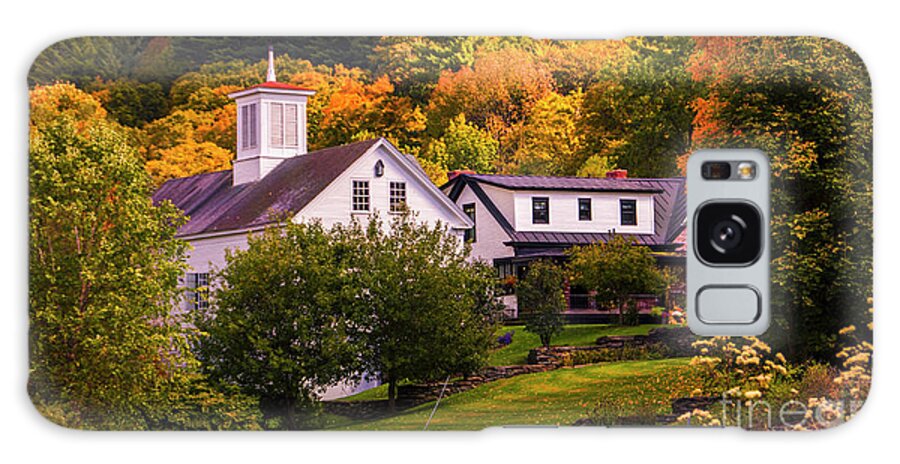 Fall Foliage Galaxy Case featuring the photograph Autumn in Stowe #2 by Scenic Vermont Photography
