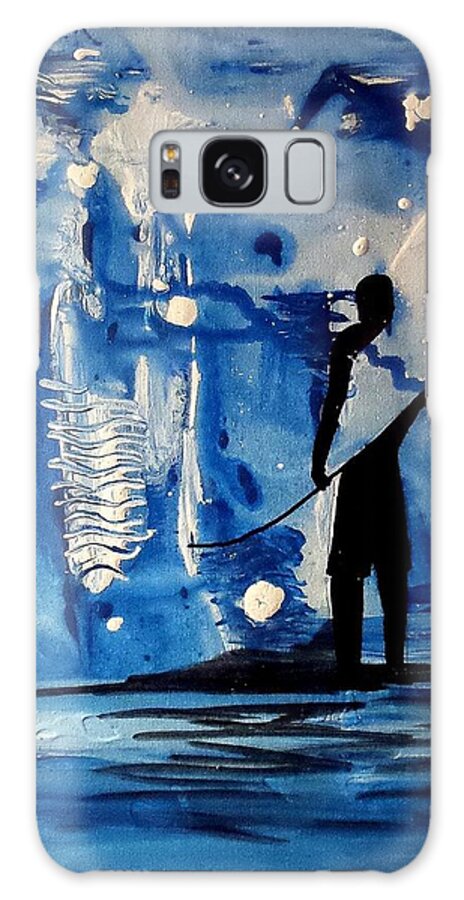 Surfing Galaxy S8 Case featuring the painting Badsurfer #1 by Robert Francis