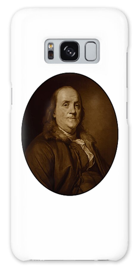 Benjamin Franklin Galaxy Case featuring the painting Benjamin Franklin - Three by War Is Hell Store