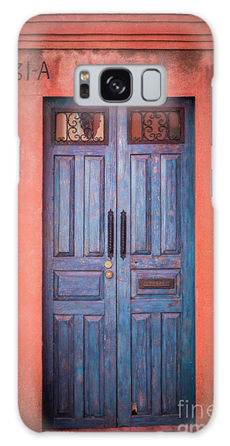 America Galaxy Case featuring the photograph Blue Door #2 by Inge Johnsson