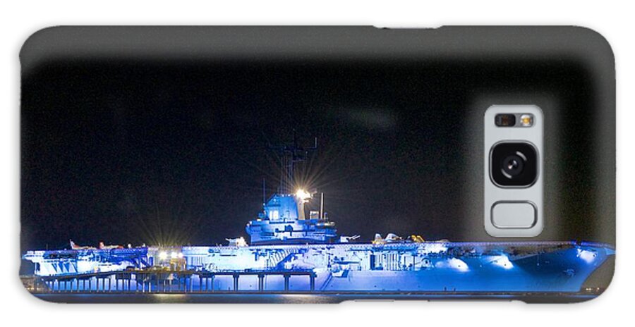 Ship Galaxy Case featuring the photograph Blue Ghost #2 by Ken Williams
