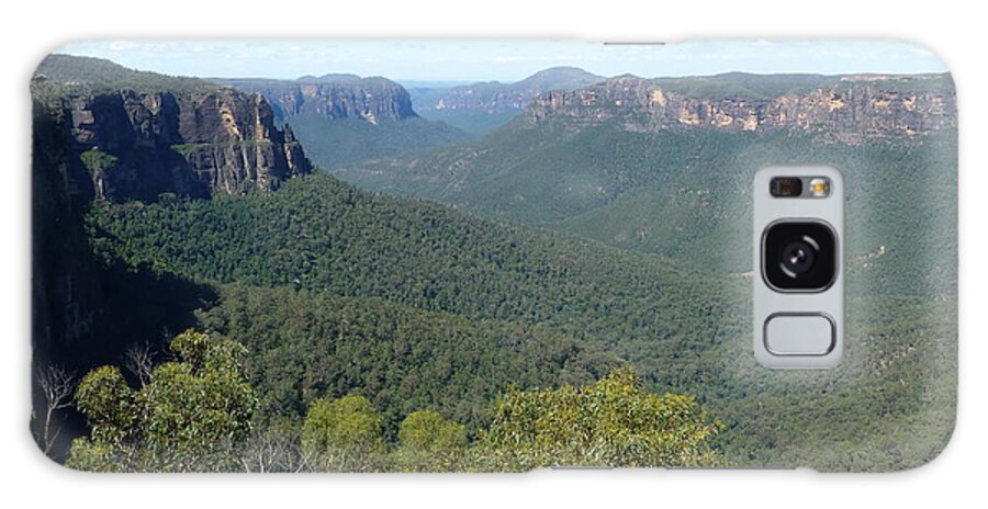 Australia Galaxy Case featuring the photograph Blue Mountains by Carla Parris
