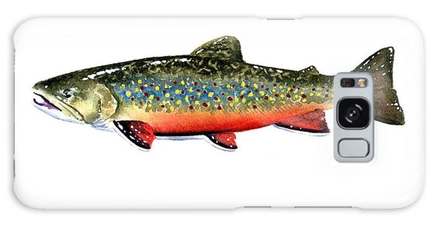 Brook Trout Galaxy Case featuring the painting Brook Trout by David Rogers
