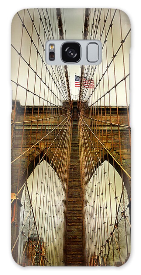 Bridge Galaxy Case featuring the photograph Brooklyn Bridge Twilight by Jessica Jenney