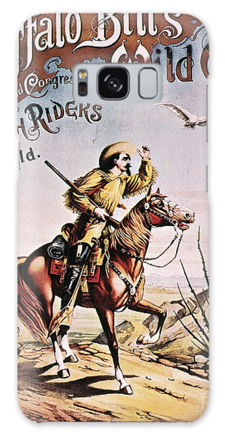 1893 Galaxy Case featuring the drawing Buffalo Bill Poster, 1893 #4 by Granger