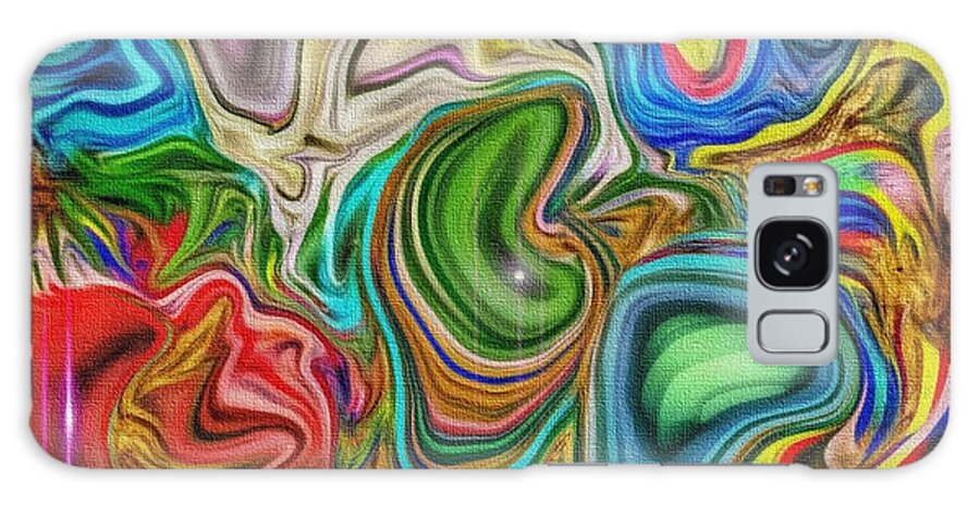 Photographic Art Galaxy Case featuring the digital art Celebration #1 by Kathie Chicoine