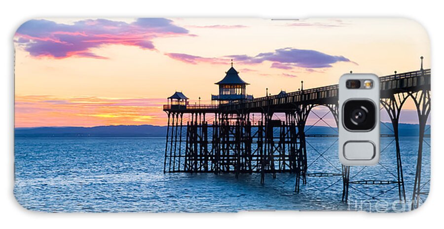 Clevedon Galaxy Case featuring the photograph Clevedon Pier #1 by Colin Rayner