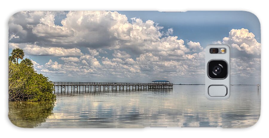 Florida Galaxy Case featuring the photograph Clouds over the bay #2 by Jane Luxton