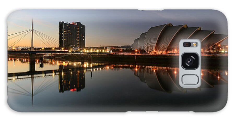 Glasgow Galaxy Case featuring the photograph Clydeside Reflections #1 by Grant Glendinning