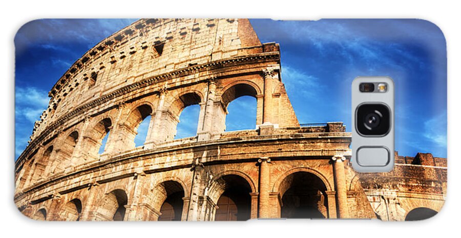 Colosseum Galaxy Case featuring the photograph Colosseum in Rome #1 by Michal Bednarek