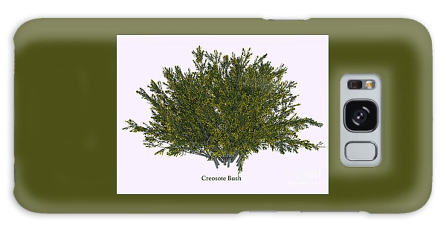 3d Illustration Galaxy Case featuring the digital art Creosote Bush #2 by Corey Ford