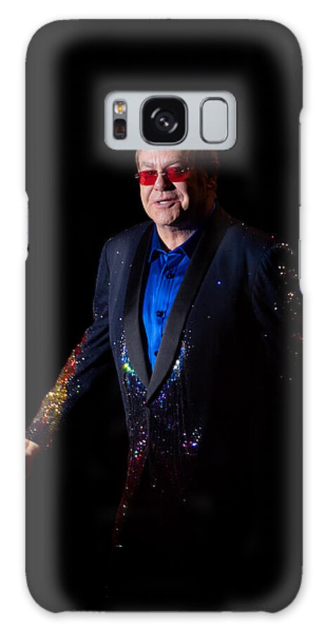 Elton Galaxy Case featuring the photograph Elton John #1 by Chris Cousins