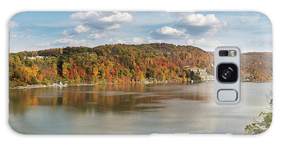 Cheat Lake Galaxy Case featuring the photograph Fall colors on Cheat Lake Morgantown #1 by Steven Heap