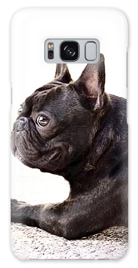 French Bulldog Galaxy Case featuring the photograph French Bulldog #2 by Ritmo Boxer Designs