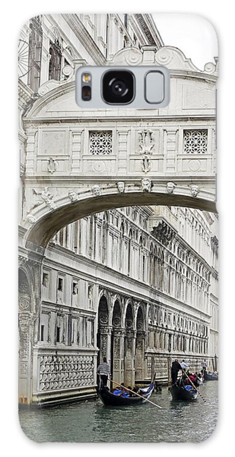 Rio Di Palazzo Galaxy S8 Case featuring the photograph Gondolas Going Under The Bridge Of Sighs In Venice Italy #3 by Rick Rosenshein