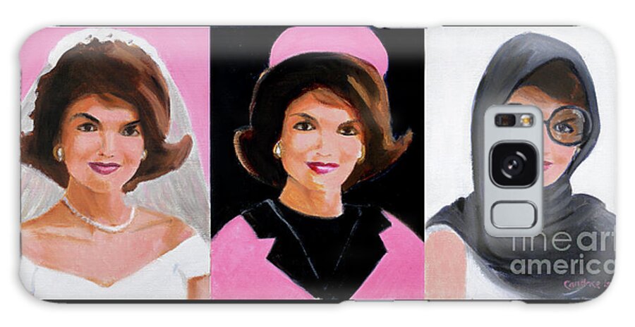 Jackie Kennedy Galaxy Case featuring the painting Good and Lovely Jackie O by Candace Lovely