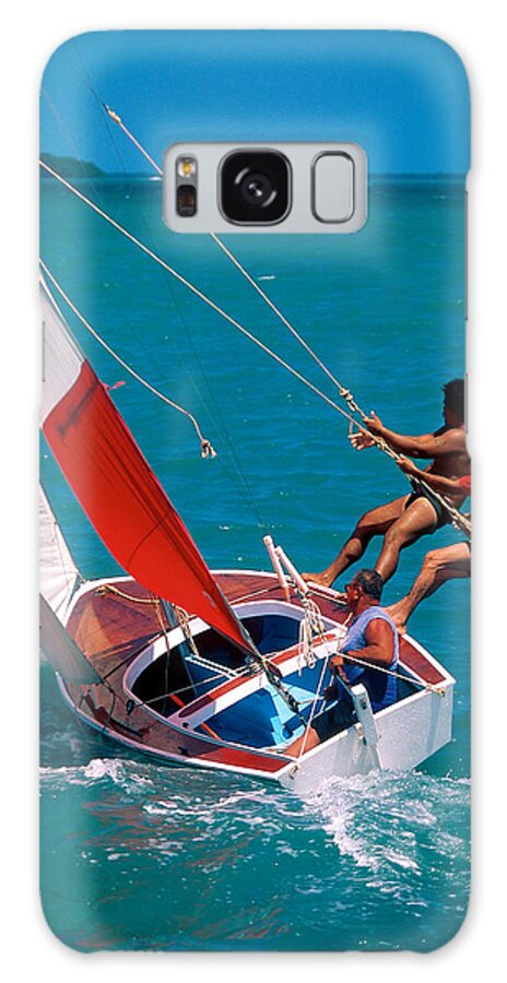 Sail Galaxy Case featuring the photograph Hiked out #2 by Gary Felton