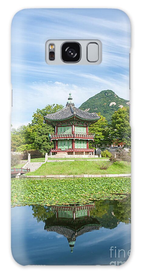 Gyeongbokgung Galaxy Case featuring the photograph Hyangwonjeong, Gyeongbokgung, Seoul, South Korea #3 by Ken Brown