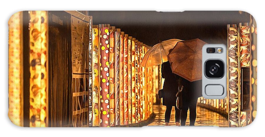 Kimono Forest Galaxy Case featuring the photograph In the Kimono Forest #1 by Eva Lechner