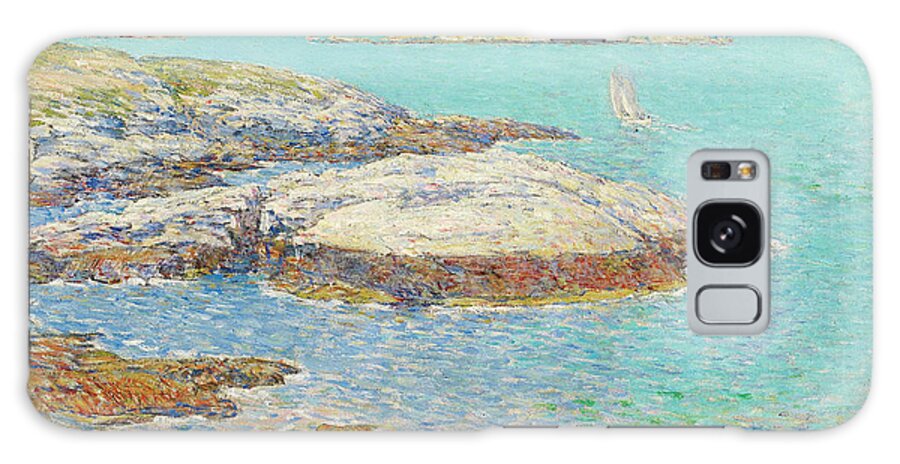 Childe Hassam Galaxy Case featuring the painting Isles of Shoals #3 by Childe Hassam