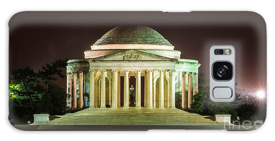 Thomas Jefferson Galaxy Case featuring the photograph Jefferson Memorial #1 by Baltzgar