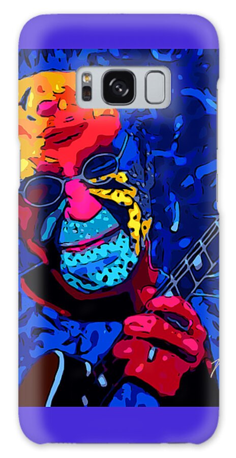Larry Carlton Galaxy Case featuring the painting Larry Carlton #2 by Neal Barbosa