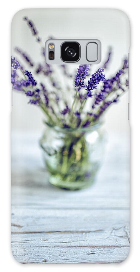 Lavender Galaxy Case featuring the photograph Lavender Still Life #1 by Nailia Schwarz