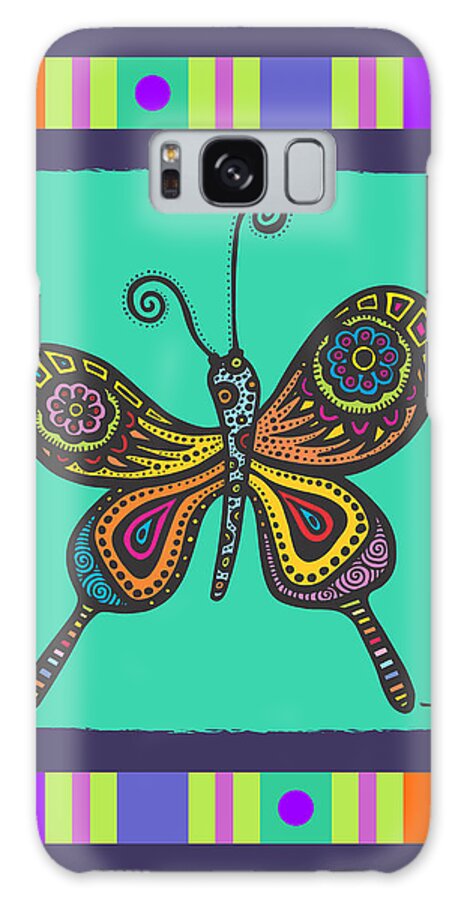 Butterfly Galaxy Case featuring the digital art Learning to Fly #2 by Tanielle Childers