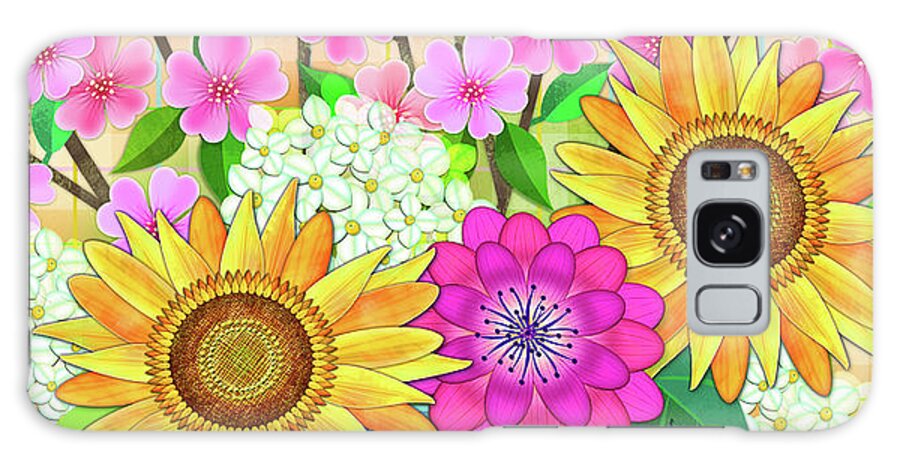 Flowers Galaxy Case featuring the digital art Looking for Spring #1 by Valerie Drake Lesiak