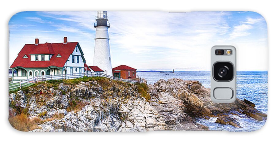 Maine Galaxy Case featuring the photograph Maine Lighthouse #1 by John Daly