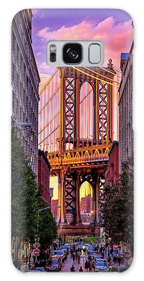 New York City Galaxy Case featuring the photograph Manhattan Bridge #1 by Raf Winterpacht