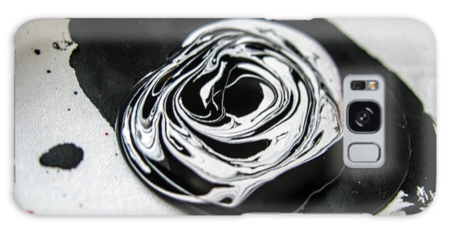 Acrylic Paint Galaxy Case featuring the photograph Melted Yin-yang #1 by Bradley Dever
