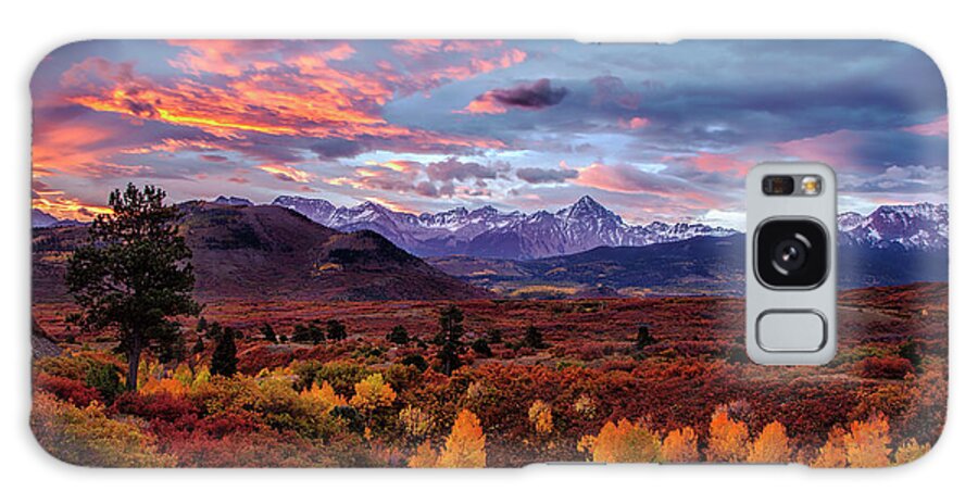 Mountain Galaxy Case featuring the photograph Morning Drama in the Colorado Rockies by Andrew Soundarajan