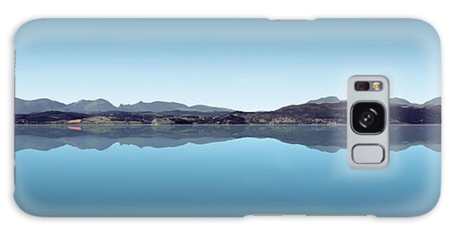 Grange Over Sands Galaxy Case featuring the digital art Morning View Across the Bay #1 by Joe Tamassy