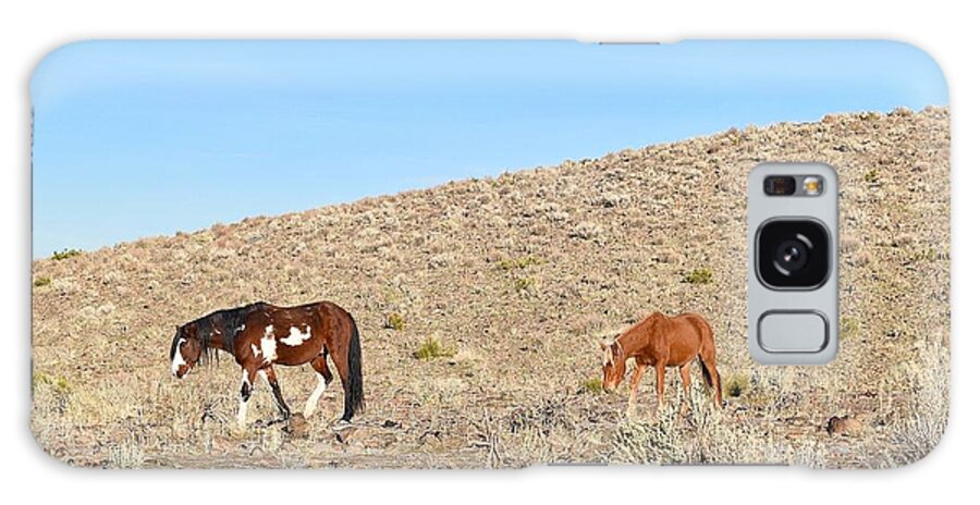 Virginia Range Mustangs Galaxy Case featuring the photograph Mustangs #1 by Maria Jansson