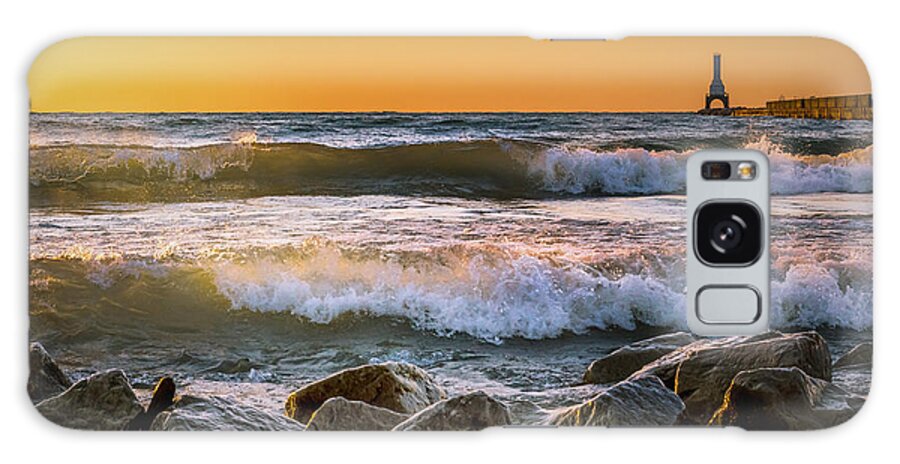 Sunrise Galaxy Case featuring the photograph October Sunrise #1 by James Meyer